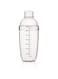 FEOOWV Plastic Cocktail Shaker,Drink Mixer Hand Shaker Cup with Scales,Transparent 8695