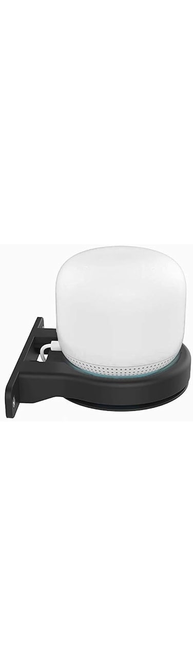 AhaStyle Wall Mount ABS Bracket Holder Shelf for Google Nest Wifi Router - Black