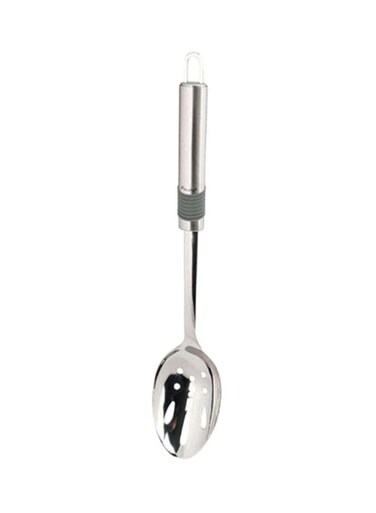 Pro Grip Strainer Spoon Silver 44.6 x 6.8 x 2.6cm
