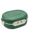Bento Lunch Box For Kids Leak Proof 2 Grid Heat Insulation Design Portable Lunch Box Kids BPA Free Bento Lunch Box Microwave Safe Meal Prep Container Green