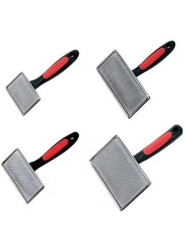 Camon Slicker Brushes with Rounded Pins, Medium, Grooming Brush, Gently Cleaning, Slicker Large Brush for Long and Loose Haired Pet, Extra Long Pin Firm Slicker Brush, Deshedding, Remove Knotted Hair