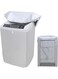 Machine Washer Dryer Cover,Silver Coating Oxford Cloth Full-Automatic Wave wheel washing Machine Cover (XL 8-10KG)