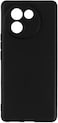 Soft Flexible Silicone TPU Cover, Slim Fit Matte Black Rubber Case, Full Camera Protection for ViVo V30e 5G (Matte Black TPU)