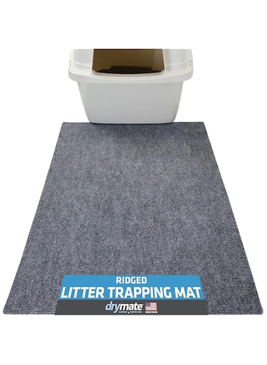 Drymate Charcoal Litter Trapping Mats 20 X 28Cm Anti Slip Mats For Dog &amp; Cat Bowls