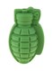 3D Grenade Shape Ice Cube Mold Tray Green 9x6x4centimeter