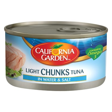 California Garden Light Chunk Tuna in Water and Salt, 185g