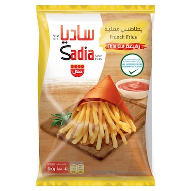 ساديا بطاطس مقلية مجمدة رفيعة بحجم 6 ملم، 2.5 كغ