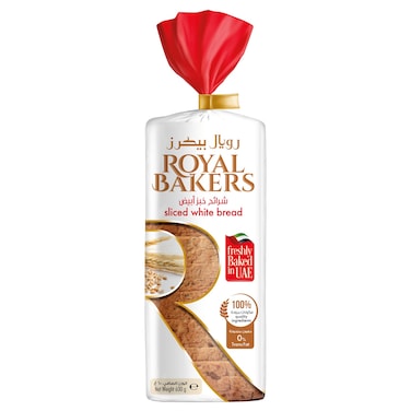 Royal Bakers Sliced Bread White, Large, 600g