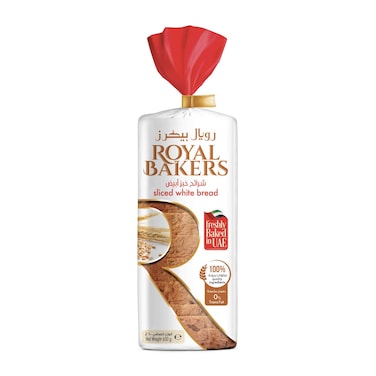 Royal Bakers Sliced Bread White, Large, 600g