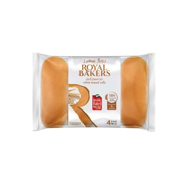 Royal Bakers White Bread Rolls, Medium, 260g