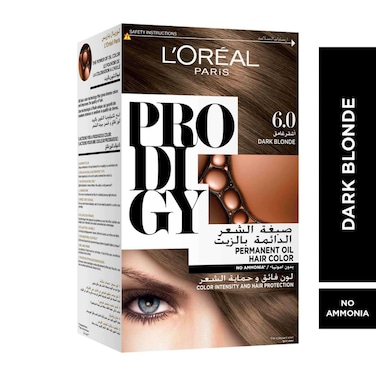 L'Oreal  Paris Prodigy Ammonia Free Permanent Oil Hair Colour 6.0 Dark Blonde