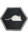AIME SCRATCHING MAT MOUSE HEXAGONAL BLACK 39.5CM