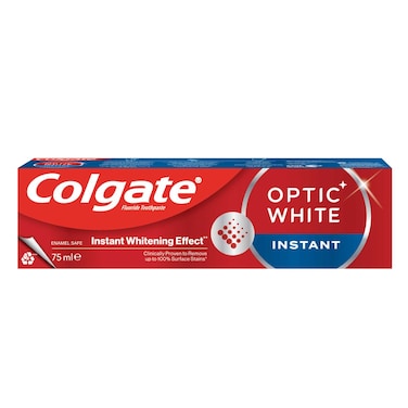 Colgate Optic White Instant Whitening Toothpaste 75ml