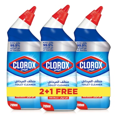 Clorox Toilet Cleaner Original Scent, 709ml Pack of 3