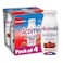 Actimel Strawberry Dairy Yogurt Drink, Probiotics Laban Drink Pack of 4x93ml