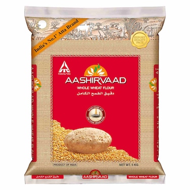 Aashirvaad Whole Wheat Flour, 5kg