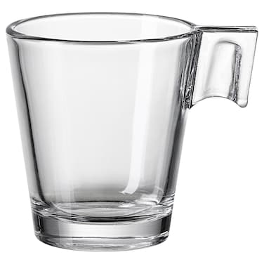 Espresso Cup, Clear Glass, 8 cl