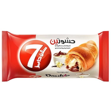 7Days Double Dual Filing Croissant Vanilla Cocoa, 55g