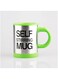XBBH 400ml Automatic Self Stirring Mug Coffee Milk Mixing Stainless Steel Thermal Cup Electric Lazy Double Insulated Smart Star (Capacity : 400ml, Color Green)