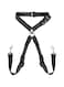 Deaguid Dog Seat Belts, Double Dog Car Seat Belts Adjustable, Elastic Dog Car Harness, Puppy Car Seat Belt, Puppy Car Harness (Black)