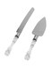 Piece Cake Knife With Acrylic Handle Set Steel Silver 27cm