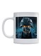 Zombie Army Game Printed Mug White/Black/Blue