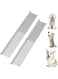 Dog Combs with Rounded Ends Stainless Steel Teeth, Cat Comb for Removing Tangles and Knots, Professional Grooming Tool for Long and Short Haired Dog, Cat and other pets