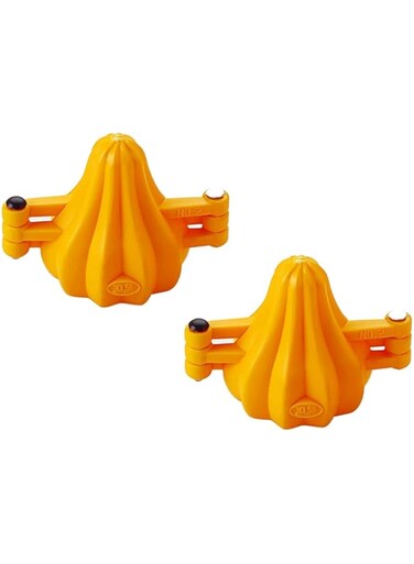 Garden Of Arts Ganpati Modak Mould/Modak Maker/Modak Sancha of Plastic Set of 2