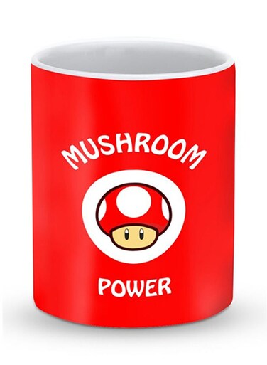 Premium Mushroom Power Designer Mug Red