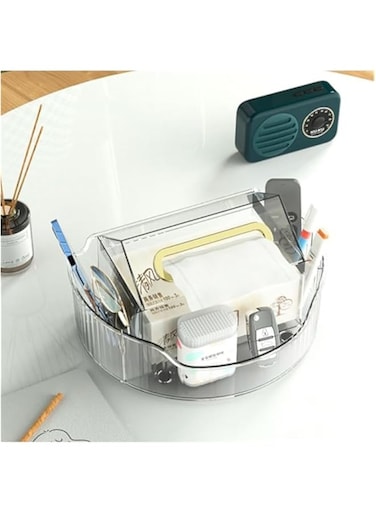 NKX Decorative Napkin and makeup Storage Organizer with Tissue holder