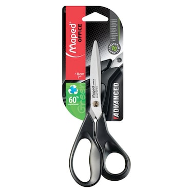 Maped Advanced Green Office Scissors 18cm