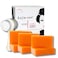 Kojie San Face &amp; Body Soap W/Included Facial Brush! 6 Bars Of Kojie San Skin Lightening Kojic Acid Soap 65G- And Relumins Deep Pore Facial Cleansing Brush-Super Value! #1 Skin Whitening Soap!