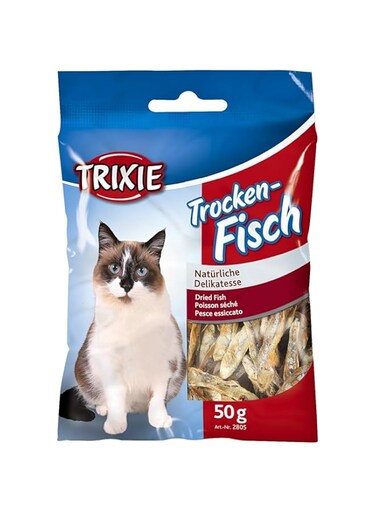 Trixie Dried Fish Cat Treats - 50G