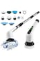 Cordless Electric Spin Scrubber, Electric Cleaning Brush with 8 Replacement Brush Heads
