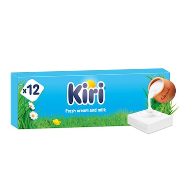 Kiri cream cheese square portion, 12 Portions, 200g