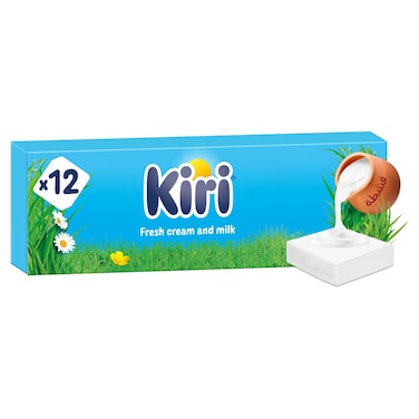Kiri cream cheese square portion, 12 Portions, 200g