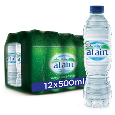 Al Ain Bottled Drinking Water 500ml Pack of 12