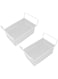 Cryfokt Freezer Organizer Bins, 2Pcs Wide Application Wire Storage Basket for Countertops for Snacks (56.5 X 25.2 X 24cm / 22.2 X 9.9 X 9.4in (L X W X)