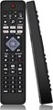 NJALNKHM Universal Remote Control for Philips TV Remote Control Compatible for All Philips Smart TV, LED, LCD, HDTV, 3D, Philips Smart TV Remote Control with Prime Video, Netflix, YouTube