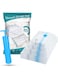 Premium Vacuum Storage Bags with Hand Pump - 16 Pack Leakproof Compression Bags for Clothes, Blankets, Travel - Double Zipper, Reusable (4XL-4-L, 4-M, 4-S)