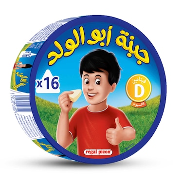 جبنة أبو الولد جبن مثلثات، 16 قطعة ، 240 جرام
