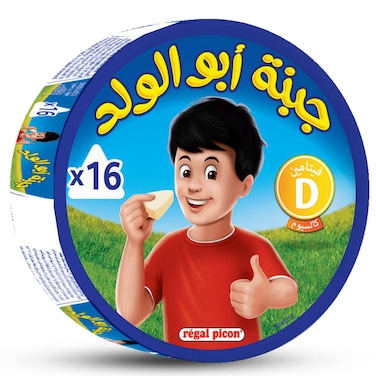 جبنة أبو الولد جبن مثلثات، 16 قطعة ، 240 جرام