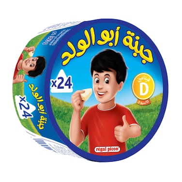 جبنة أبو الولد جبن مثلثات، 24 قطعة ، 360 جرام