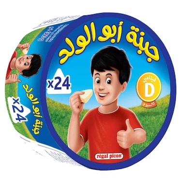 جبنة أبو الولد جبن مثلثات، 24 قطعة ، 360 جرام