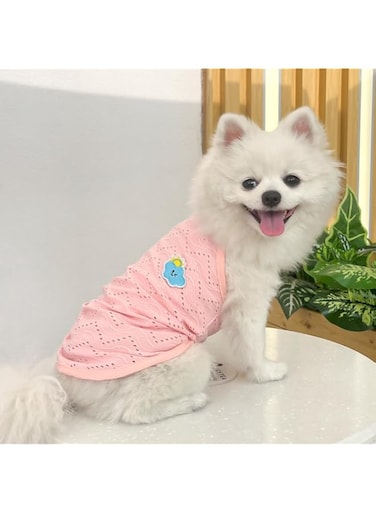 Dog Vest Summer Lightweight Cartoon Pet T-Shirts Soft Breathable Dogs Tee Shirt Sleeveless Vest Dog Apparel for Medium Small Dog (Style 1, XL)