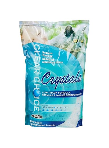 Pestell Clear Choice Silica Crystal Cat Litter, White, 3.8 Lites1.8 Kg