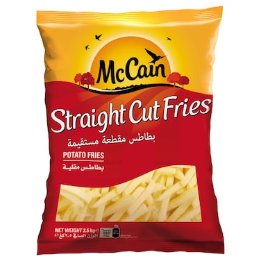 McCain Straight Cut Fries, 2.5kg