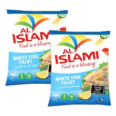 Al Islami White Fish Fillet, 1kg Pack of 2