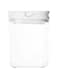 HOMESMITHS Little Storage White Flip Canister 1.1 Liter