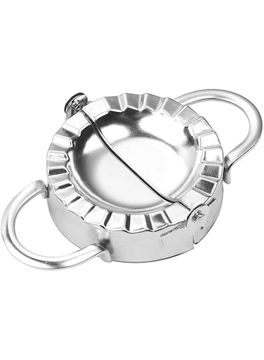 Dubai Gallery Stainless Steel Dumpling Maker (Silver, 9 x 5 x 7.5cm)
